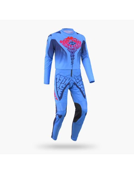 Tenue cross enfant Kenny 2027 Performance - Comics Blue