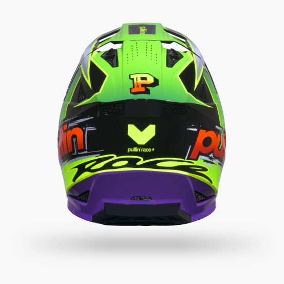 Casque cross Pull-In 2027 Master Graphic Plus Race Neon Green