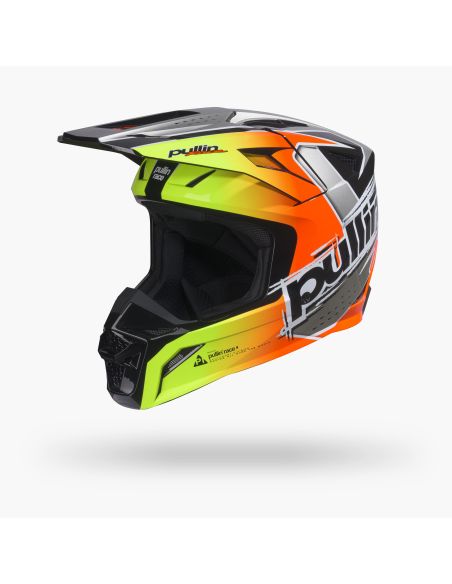 Casque cross Pull-In 2027 Master Graphic Plus Race Neon Orange