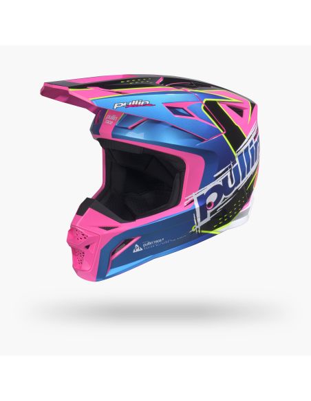 Casque cross Pull-In 2027 Master Graphic Plus Race Pink Neon