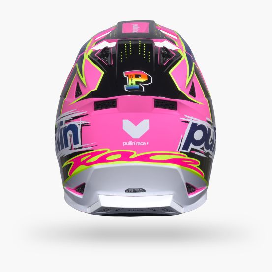 Casque cross Pull-In 2027 Master Graphic Plus Race Pink Neon