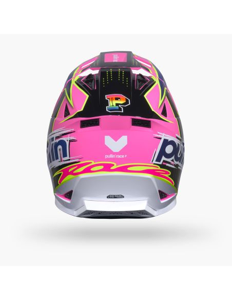Casque cross Pull-In 2027 Master Graphic Plus Race Pink Neon