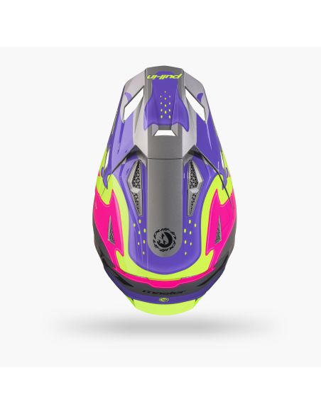 Casque cross Pull-In 2027 Master Graphic Purple Grey