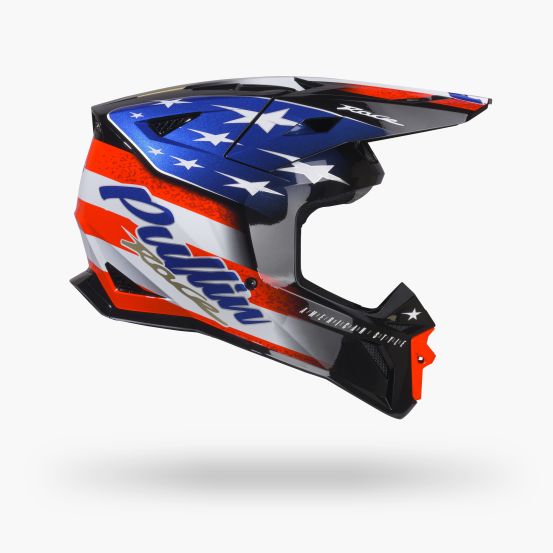 Casque cross Pull-In 2027 Master Graphic Usa Patriot