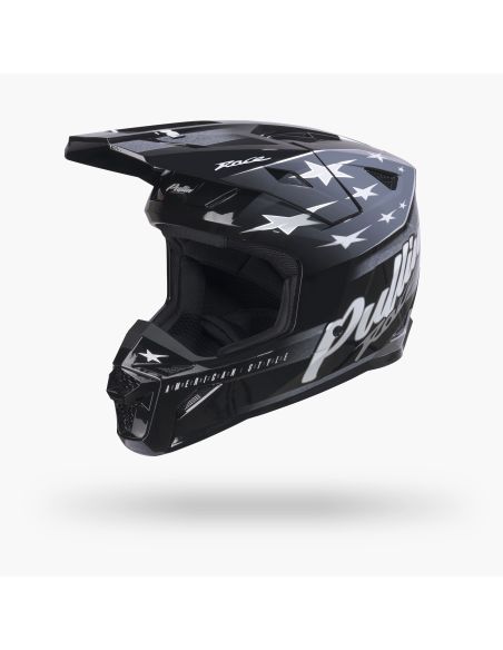 Casque cross Pull-In 2027 Master Graphic Usa Black Grey