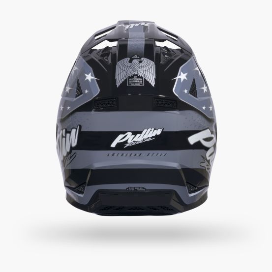 Casque cross Pull-In 2027 Master Graphic Usa Black Grey