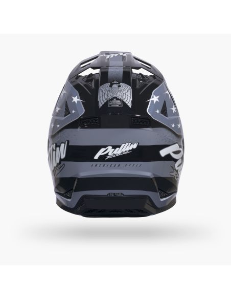 Casque cross Pull-In 2027 Master Graphic Usa Black Grey