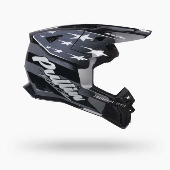 Casque cross Pull-In 2027 Master Graphic Usa Black Grey