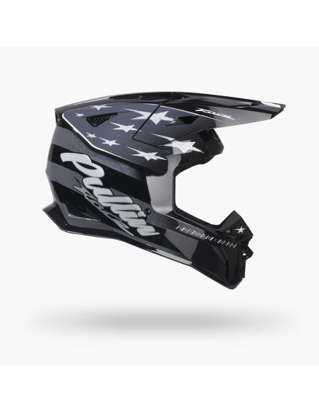 Casque cross Pull-In 2027 Master Graphic Usa Black Grey