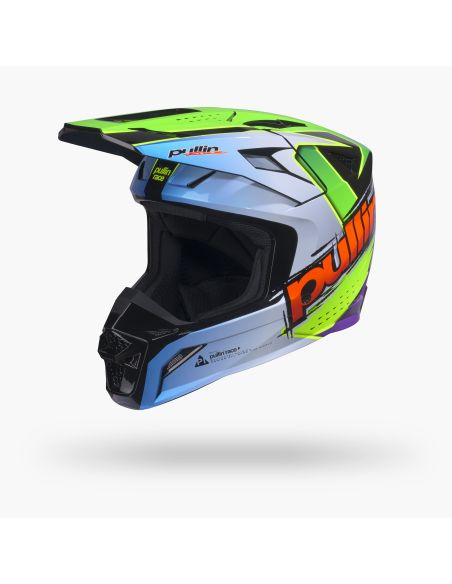 Casque cross enfant Pull-In 2027 Master Graphic Plus Race Green Neon