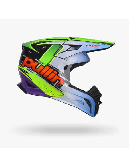Casque cross enfant Pull-In 2027 Master Graphic Plus Race Green Neon