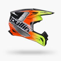 Casque cross enfant Pull-In 2027 Master Graphic Plus Race Neon Orange 2