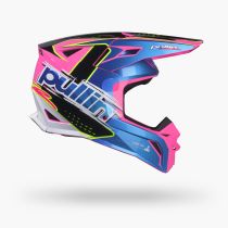 Casque cross enfant Pull-In 2027 Master Graphic Plus Race Pink Neon 2