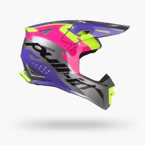 Casque cross enfant Pull-In 2027 Master Graphic Purple Grey 2