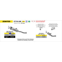 dB-Killer ouvert pour silencieux ARROW Pro-Race - non homologué - MV AGUSTA F3 800 2022-2026 / ZONTES ZT703-RR 2025-2026 2