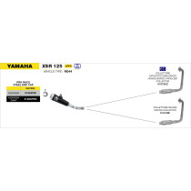Collecteur racing ARROW - non homologué - YAMAHA YZF-R 125 2021-2022 - MT 125 - XSR 125 2021-2024