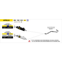 Collecteur racing ARROW - non homologué - APRILIA RX / SX 125 2021-2024