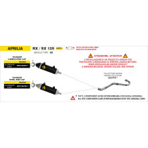 Collecteur racing ARROW - non homologué - APRILIA RX / SX 125 2025-2026
