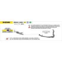 Collecteurs racing ARROW - non homologué - SUZUKI GSX-S 1000 / 1000 F 2015-2020 - KATANA 1000 2019-2020