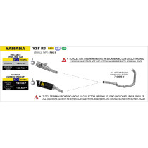 Collecteurs racing ARROW - non homologué - YAMAHA MT-03 2016-2019 - YZF R3 2019-2024