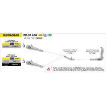 Collecteurs racing ARROW - non homologué - KAWASAKI ZX-6R 636 2019-2020