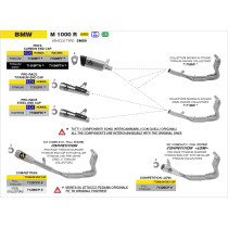 Collecteurs racing ARROW en titane - non homologué - BMW