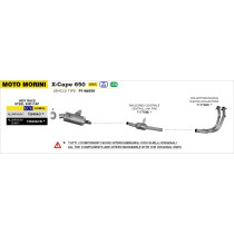 Collecteurs racing ARROW non homologué - MOTO MORINI X-CAPE 650 2022-2025