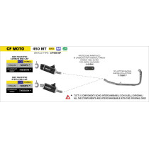 Collecteurs racing ARROW - non homologué - CF MOTO 450 MT 2024