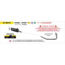 Collecteurs racing ARROW en inox - non homologué - CF MOTO 450NK / 450SR 2025-2026
