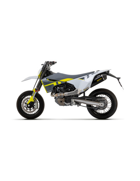 Collecteur racing ARROW en inox avec power bomb - non homologué - HUSQVARNA
