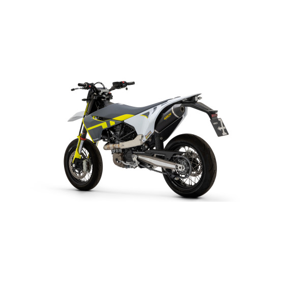 Collecteur racing ARROW en inox avec power bomb - non homologué - HUSQVARNA