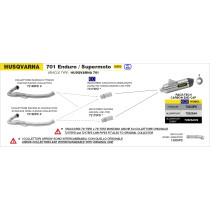 Collecteur racing ARROW en titane avec power bomb - non homologué - HUSQVARNA