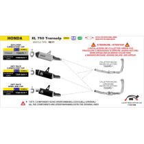Collecteurs racing ARROW - non homologué - HONDA XL 750 TRANSALP 2023-2026