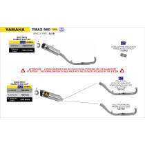 Collecteurs racing ARROW - non homologué - YAMAHA TMAX 530 2017-2019 - TMAX 560 2020-2024
