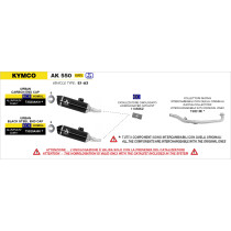 Collecteur racing ARROW non homologué - KYMCO AK 550 2021-2026
