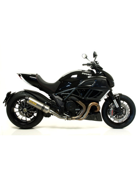 Raccord décatalysé ARROW pour collecteur d'origine - DUCATI DIAVEL 2011-2016 - MONSTER 1200 2014-2015 - MONSTER 821 2014-2017