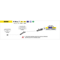 Raccord intermédiaire ARROW - BMW R NINE T 2014-2019