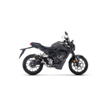 Ligne complète racing avec silencieux Thunder ARROW - aluminium dark - embout carbone - non homologué - HONDA CB 125 R 2024-2026