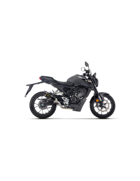 Ligne complète racing avec silencieux Thunder ARROW - aluminium dark - embout carbone - non homologué - HONDA CB 125 R 2024-2026