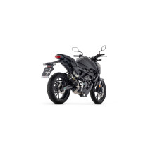 Ligne complète racing avec silencieux Thunder ARROW - aluminium dark - embout carbone - non homologué - HONDA CB 125 R 2024-2026 2