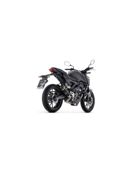 Ligne complète racing avec silencieux Thunder ARROW - aluminium dark - embout carbone - non homologué - HONDA CB 125 R 2024-2026
