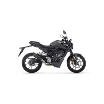 Ligne complète racing avec silencieux X-Kone ARROW - aluminium dark - embout carbone - non homologué - HONDA CB 125 R 2024-2026