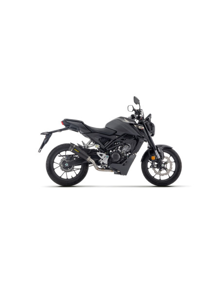 Ligne complète racing avec silencieux X-Kone ARROW - aluminium dark - embout carbone - non homologué - HONDA CB 125 R 2024-2026