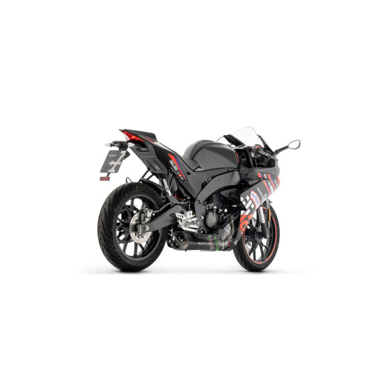 Ligne complète avec silencieux Thunder ARROW - aluminium dark - non homologué - APRILIA RS 125 2025-2026