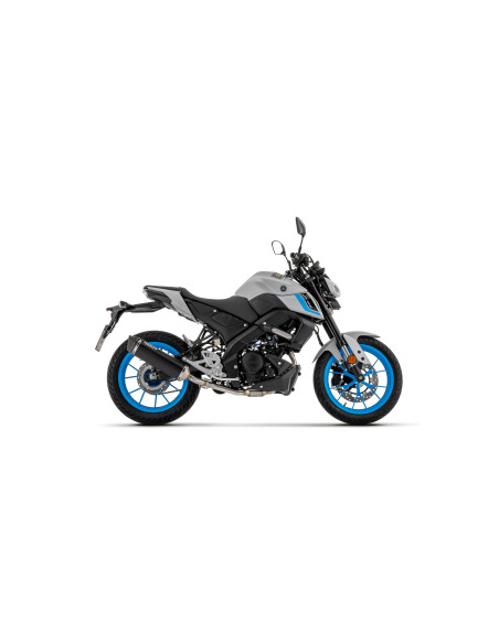 Ligne complète avec silencieux Icon ARROW - titane - embout carbone - non homologué - YAMAHA YZF-R 125 - MT 125 2025-2026