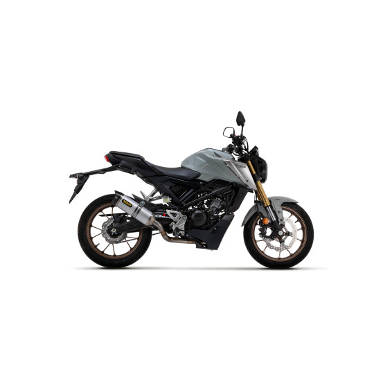 Ligne complète avec silencieux Thunder ARROW - aluminium - embout carbone - homologué - HONDA CB 125 R 2021-2024