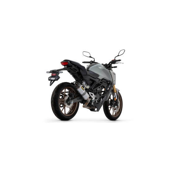 Ligne complète avec silencieux Thunder ARROW - aluminium - embout carbone - homologué - HONDA CB 125 R 2021-2024