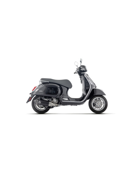 Ligne complète racing avec silencieux Urban ARROW - aluminium dark - embout carbone - non homologué - PIAGGIO