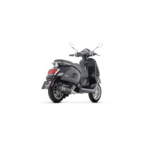 Ligne complète racing avec silencieux Urban ARROW - aluminium dark - embout carbone - non homologué - PIAGGIO 2