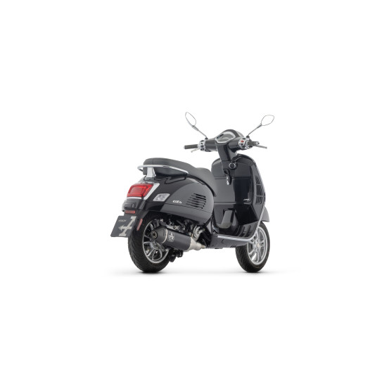 Ligne complète racing avec silencieux Urban ARROW - aluminium dark - embout carbone - non homologué - PIAGGIO